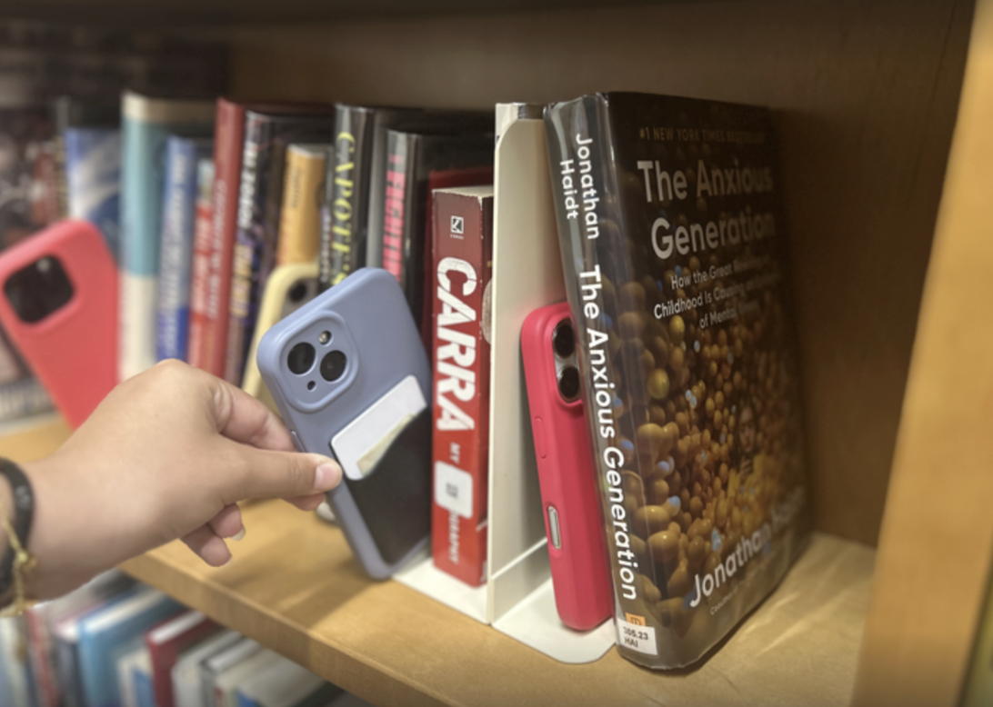 In the Anxious Generation by Jonathan Haidt, technology interfering with students' everyday lives is a theme that is discussed and analyzed.
